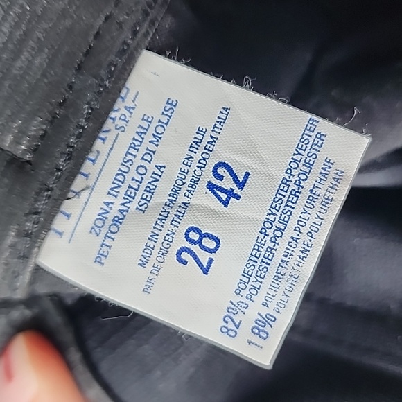 Versace Jeans Couture Coated Textured High Waisted Pants - Picture 12 of 13